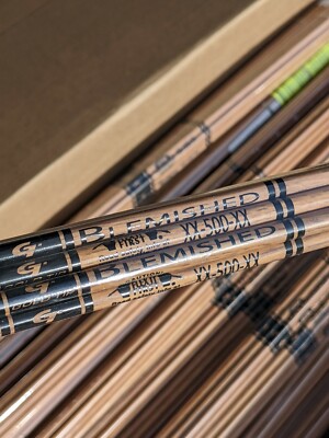Gold Tip Traditional BLEMISHED Arrow Shafts, 340, 400, 500, or 600. Dozen Pack