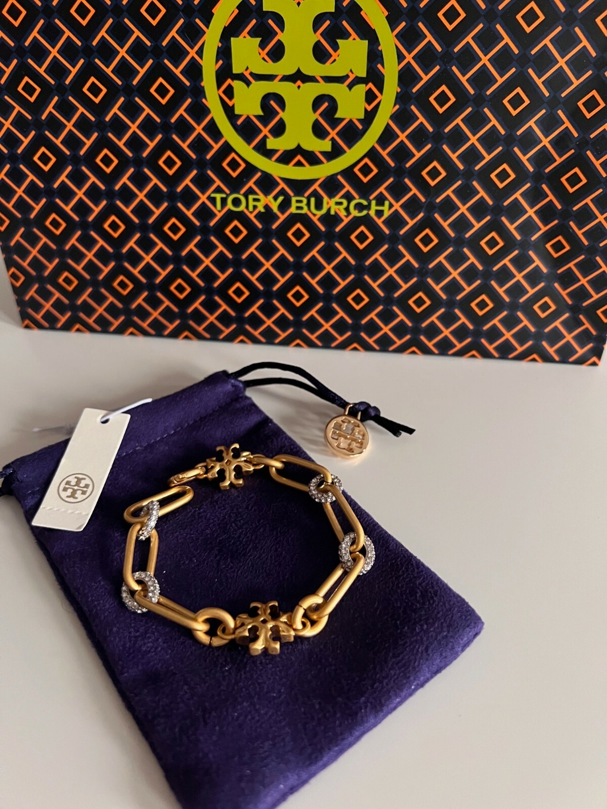 ブレスレット [ TORY BURCH ] ROXANNE CHAIN DELICATE BRACELET Roxanne Chain Delicate Bracelet: Women's Designer Bracelets