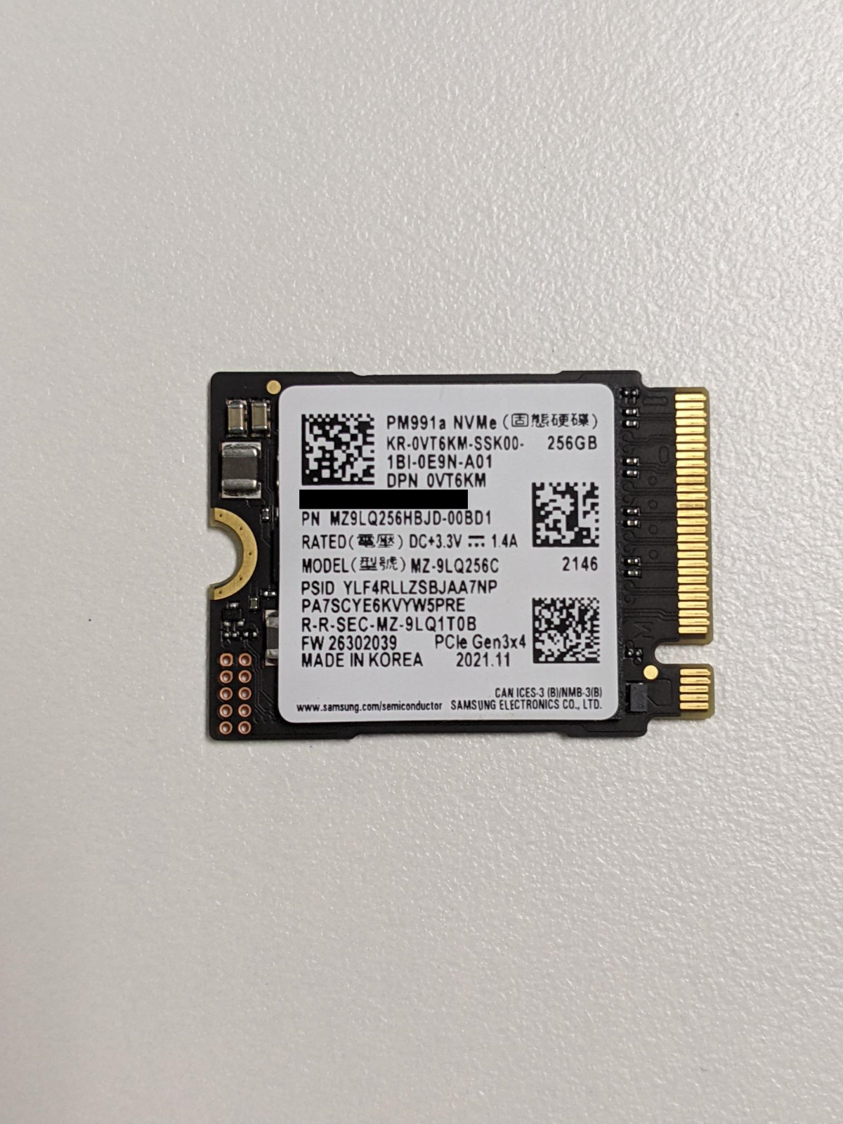 ■ M.2　NVMe　SSD　256GB　6点　まとめ売り　PM991a　動作可 Amazon | 256GB PCIe NVMe 2242 SSD (PM991A) (OEM) | CWQZGUF