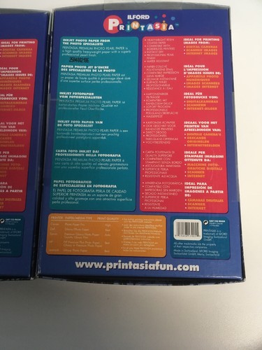 Ilford Printasia Premium Photo Paper 4x6 Pearl 100 Sheets TWO BOXES IN ONE SALE!