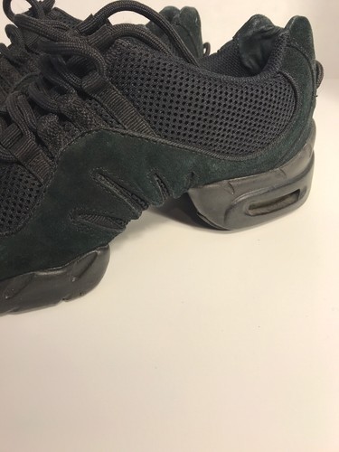 Dance Shoes Size 9.5 Black Womens Adult Canvas Boost Sneaker Bloch