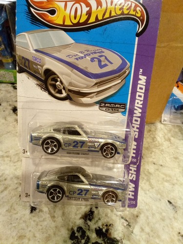TWO HOT WHEELS HW SHOWROOM ZAMAC 014 DATSUN 240Z 159/250 | eBay