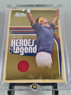ROGER FEDERER 2006 #21 ACE AUTHENTIC card TENNIS Match-Worn Jersey Swatch S#'d