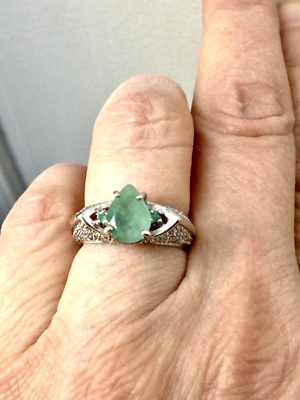 Bague outlet emeraude ancienne