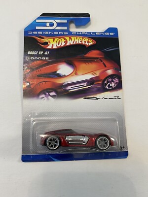 2007 Hot Wheels Dodge XP-07 Red Car Designers Challenge Scale 1:64 Mattel New
