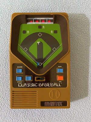 Mattel Classic Retro Electronic Baseball Vintage Handheld Game Tested Works
