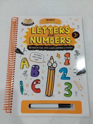 Help with Homework Letters & Numbers-Giant Wipe-Clean Learning Activities Book