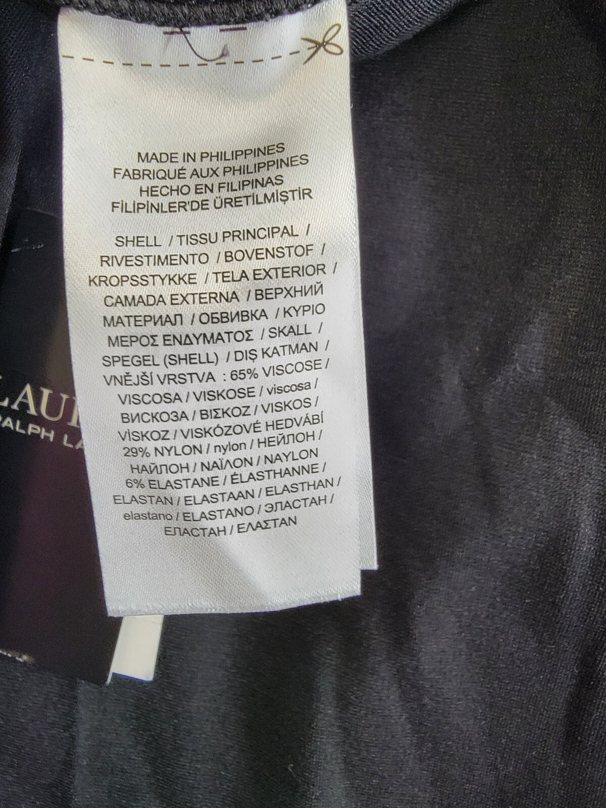 Lauren Ralph Lauren Ponte Straight Leg Ankle Pants Women's XS Black Zip Hook&Bar - Picture 15 of 18