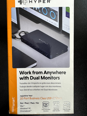 HYPER HyperDrive Next 10 Port Business Class USB-C Docking Station