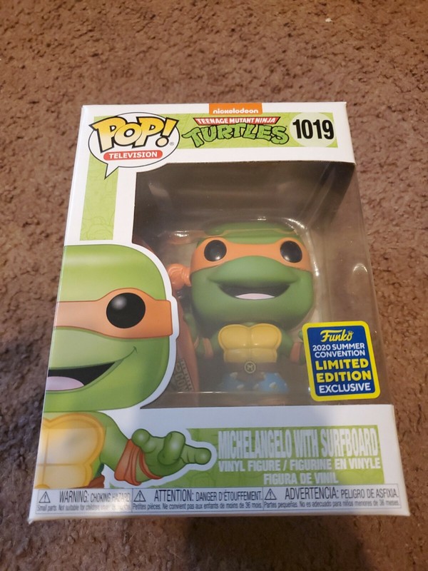 Funko Pop Michelangelo – Tortues Ninja #1019 SDCC – Vinyle Collection