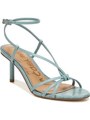 

Женские кожаные сандалии SAM EDELMAN Blue Sage Teal на каблуке Pippa, размер 6,5 м, G9280L1