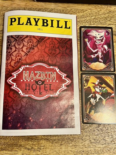 シール・ステッカー Hazbin Hotel OFFICIAL PLAYBILL Hazbin Hotel Official Promo PLAYBILL Season Exclusive Play