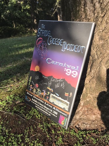 String Cheese 'Carnival 99' promo release signed by original band members.