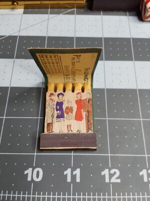 Matchbook 15 Feature Ad Lion Match Long's Clothing Store Syracuse NY