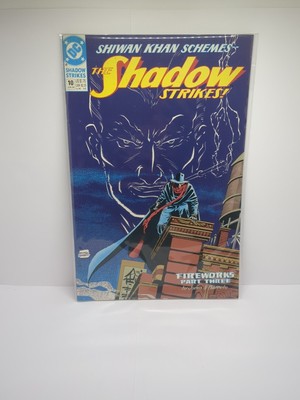 The Shadow Strikes! #10 Shiwan Khan Schemes 1990 DC Comics