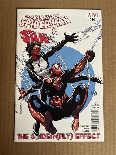 AMAZING SPIDERMAN & SILK SPIDER FLY EFFECT #4 FIRST PRINT