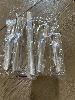 Fortessa Grand City flatware 5 piece setting SS