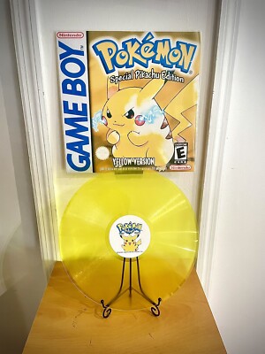 Pokemon Yellow Nintendo Gameboy Soundtrack Vinyl Record