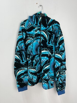 Nike Kyrie Fly Trap Fleece Hoodie Jacket Full Zip Mens XL DQ6115-407 Marina Blue