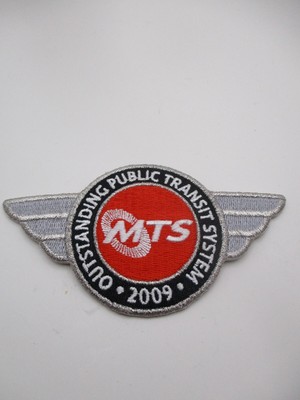 San Diego California Outstanding Public Transit System MTS 2009 Patch