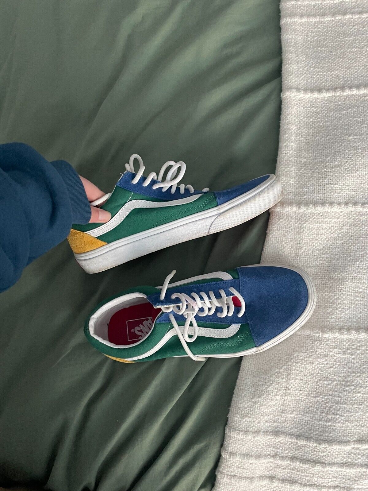 VANS, Old Skool, Tricolor, 7M/9W, Used | eBay VANS, Old Skool, Tricolor, 7M/9W, Used | eBay