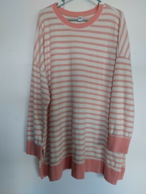 Womans Plus size 4XT Peach and beige shirt by Old Navy. Very good condition