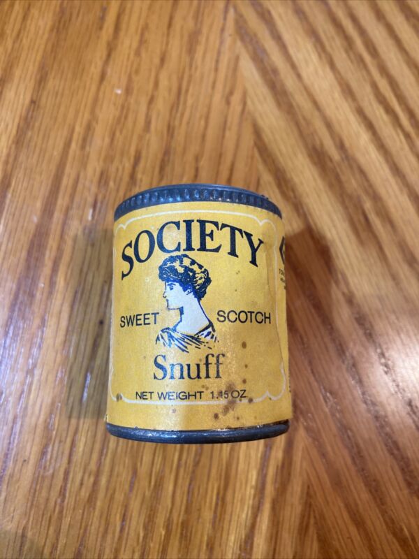 Vintage Society Sweet Scotch Snuff Tin Helme Tobacco Company