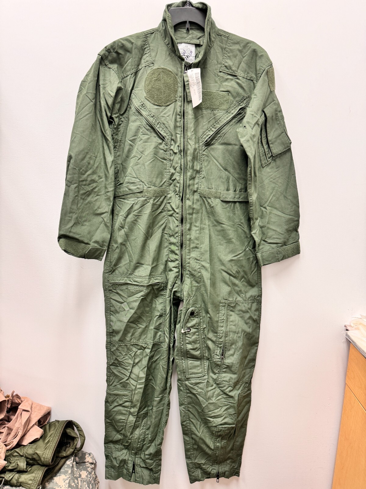 NEW GENUINE US AIR FORCE GREEN NOMEX FIRE RESISTANT FLIGHT