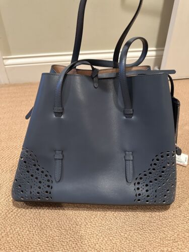 Alaia Cabas PM Laser Cut Tote. Blue Russe New With Tags | eBay Alaia Cabas PM Laser Cut Tote. Blue Russe New With Tags | eBay