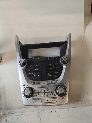 Used Radio Control Panel fits: 2010 Chevrolet Equinox AM-FM-XM-CD-MP3 opt UYE