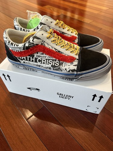 Pre-owned Vans Gallery Dept. X Og Old Skool Lx Good Luck Size 11.5 In Black