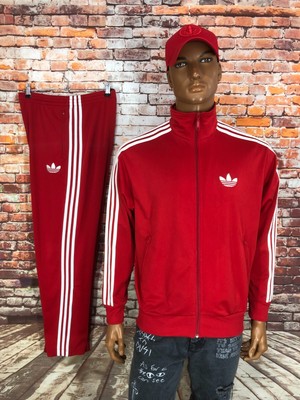 Adidas Originals Firebird Tracksuits Jacket Pants Big Logo Rasta