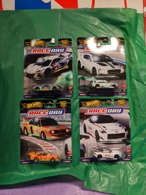 2024 Hot Wheels Premium Car Culture D Case Race Day, Set Of 4 Cars, FPY86-961D