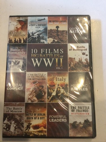 (未使用･未開封品)10-Film Big Battle of Wwii - 1 [DVD] 10-Film Big Battle Of WWII V.1, New DVD, Narrated, Includes