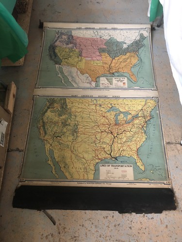 ANTIQUE DENOYER GEPPERT 1917 MAP