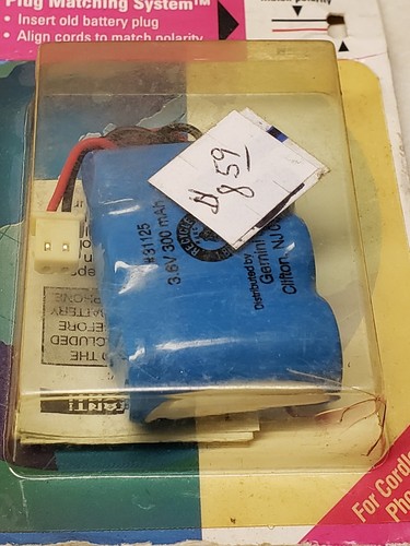 NEW Southwestern Bell Cordless Rechargeable Replacement Phone Battery S60503