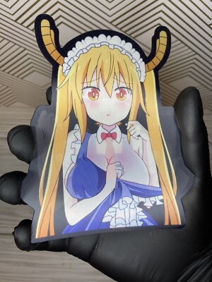 Miss Kobayashi's Dragon Maid Tohru Waifu 3D Lenticular Motion Car Sticker Decal