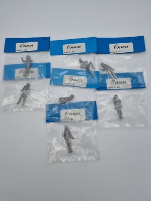 LOT 7 FEMMES SEXY EROTIQUE METAL BLANC AU 1/43 OMEN