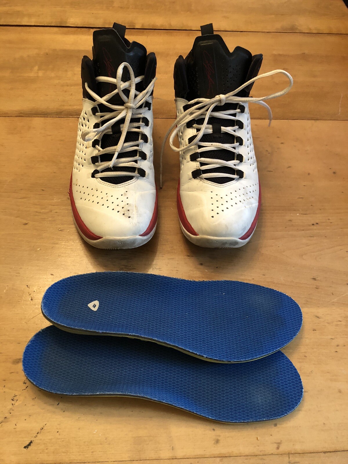 NIKEナイキ JORDAN MELO M11 ホワイト/ブルー27.5cm Nike Air Jordan Melo M11 Men's Carmelo Anthony White/Blue