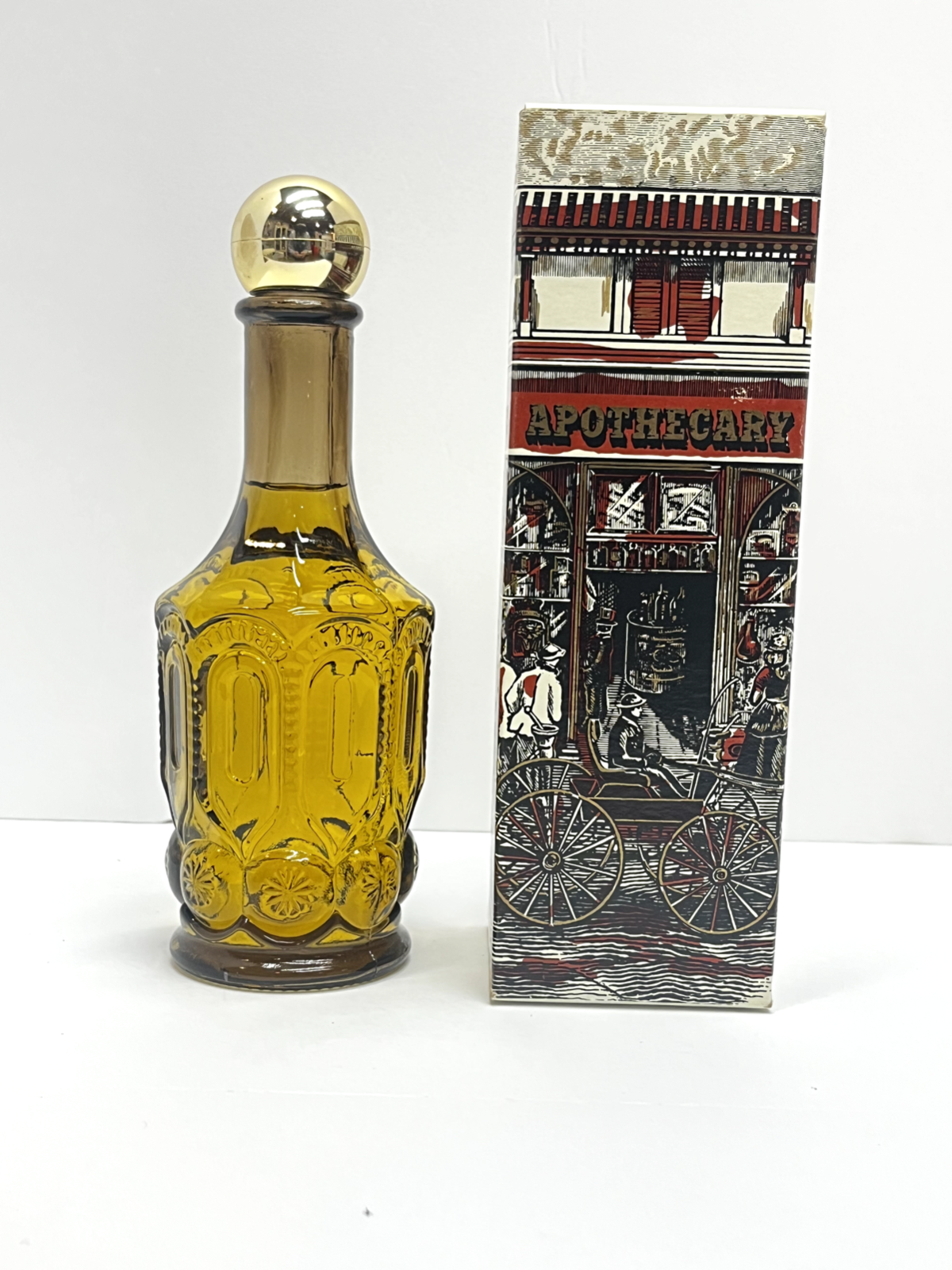 Vintage Avon Spicy After Shave Apothecary Decanter 8 ounce