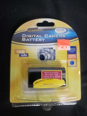 Digital Concepts Recharchable Digital Camera Battery 1800mAh Kodak Klic 8000 