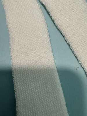 Long RIBBED TUBE SOCK FOR DOLLS Cotton White For Vintage Or Antique Dolls