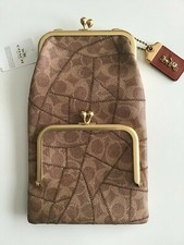 coach double frame crossbody