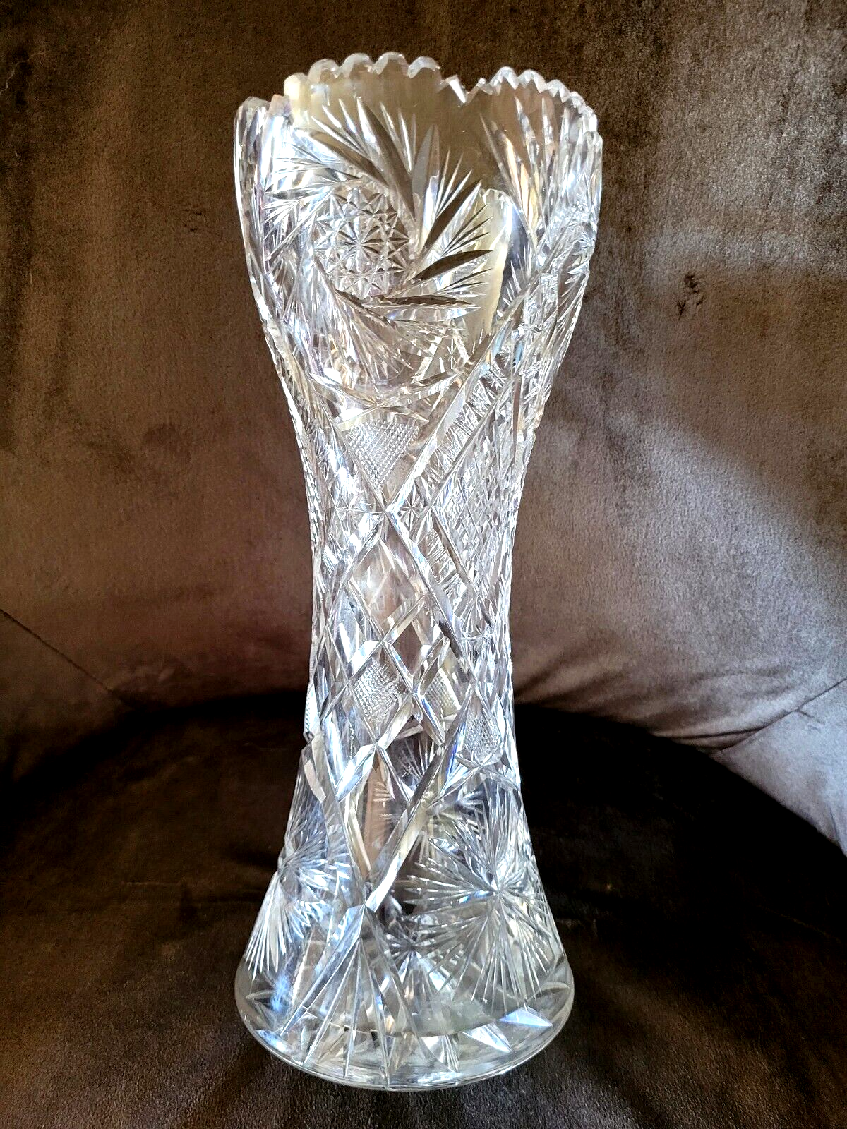 Antique Glass Vase セット Vintage 80s art deco pink tall glass vase with gorgeous