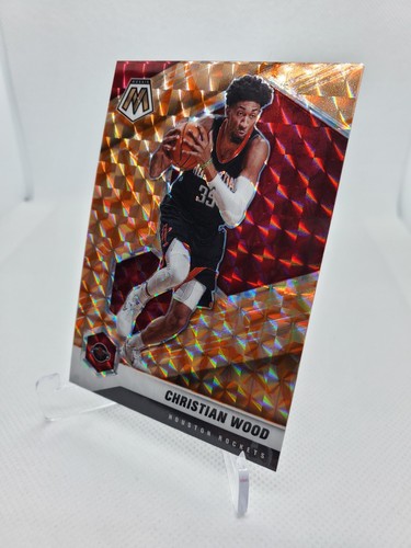 Christian Wood - Rockets - 2020-21 Panini Mosaic - Orange Reactive