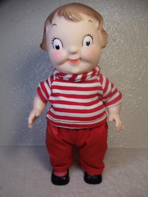 ORIGINAL  CAMPBELL'S SOUP  10''   BOY KID RUBBER DOLL MADE IN U.S.A.  SHIPS FREE