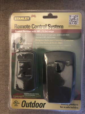 Stanley Remote Control System Wireless Indoor/Outdoor 50 Foot Range
