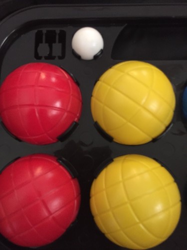 Pier 1 Imports Bocce Ball Game -10 Pc Set W/ Nylon Carrying Case