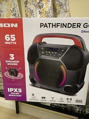 ION Audio Pathfinder Go All-Weather Portable Bluetooth Speaker Water Resistant