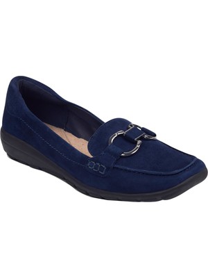 

Женские кожаные лоферы на танкетке без шнуровки EASY SPIRIT Traction Avienta, Navy, SEAVIENTA